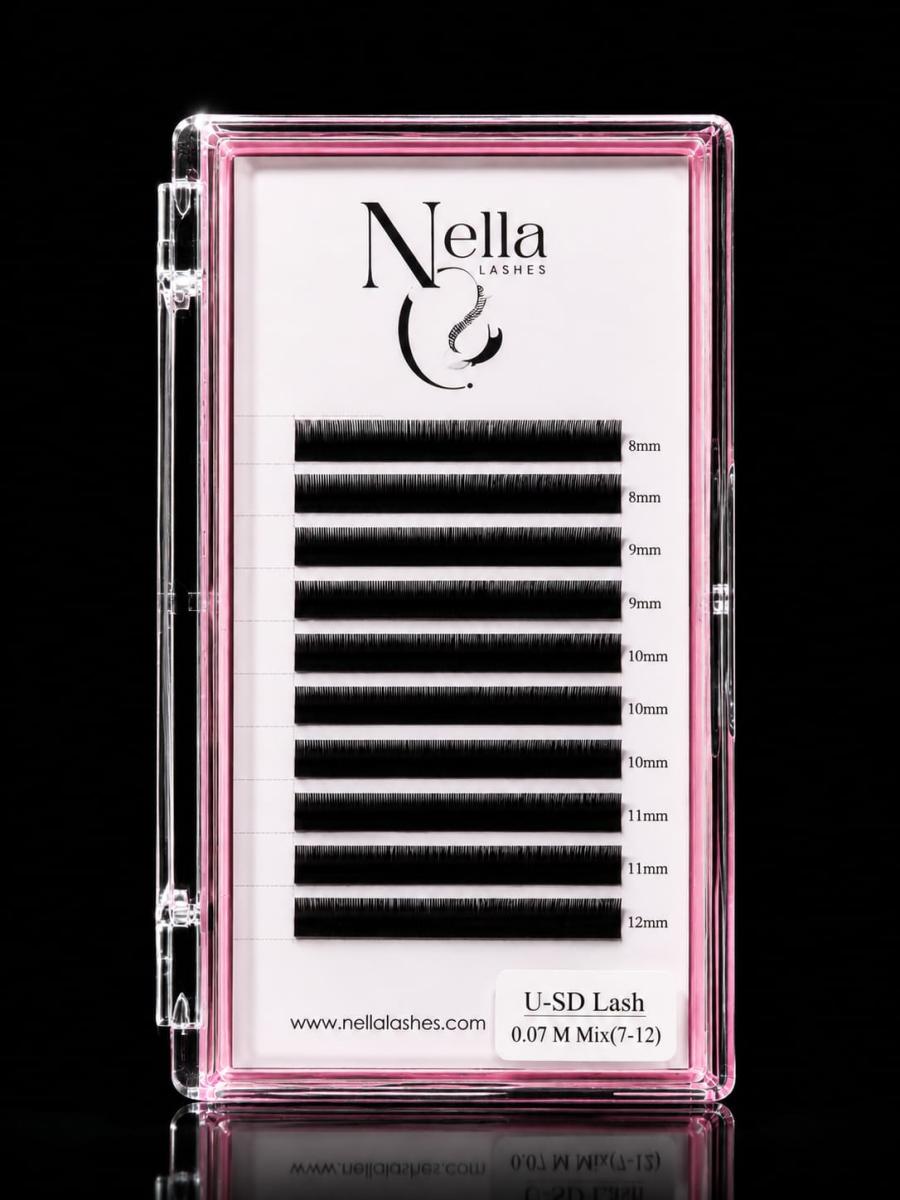 U LASHES 5D 0,07 M MIX 7